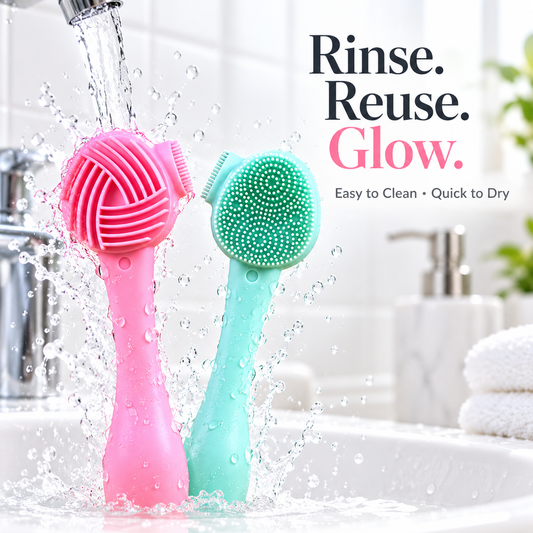 Double Sided Silicone Face Mask Soft Brush