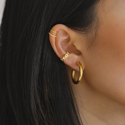 Alia Clip-On Hoop Earrings (PACK OF 10)